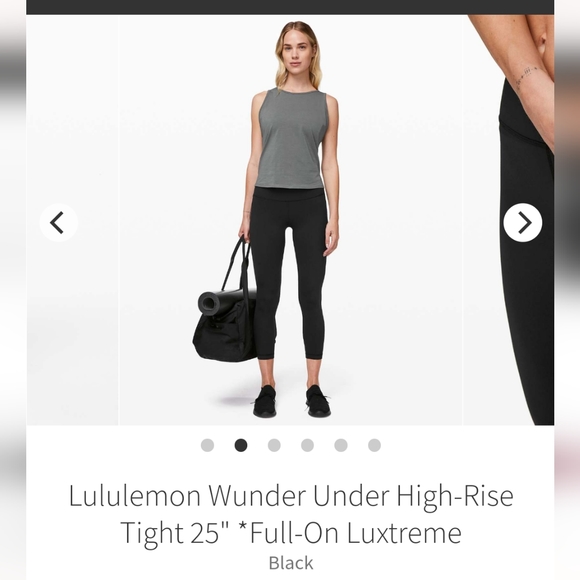 Lululemon Wunder under high-rise tight tight "25 full-on luxtreme - Picture 2 of 8